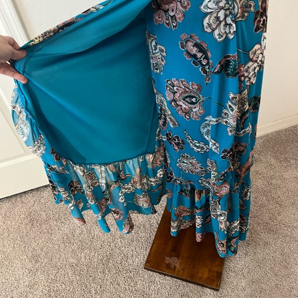 Women's Apt. 9 Ruffle Wrap Maxi Dress - Picture 14 of 15